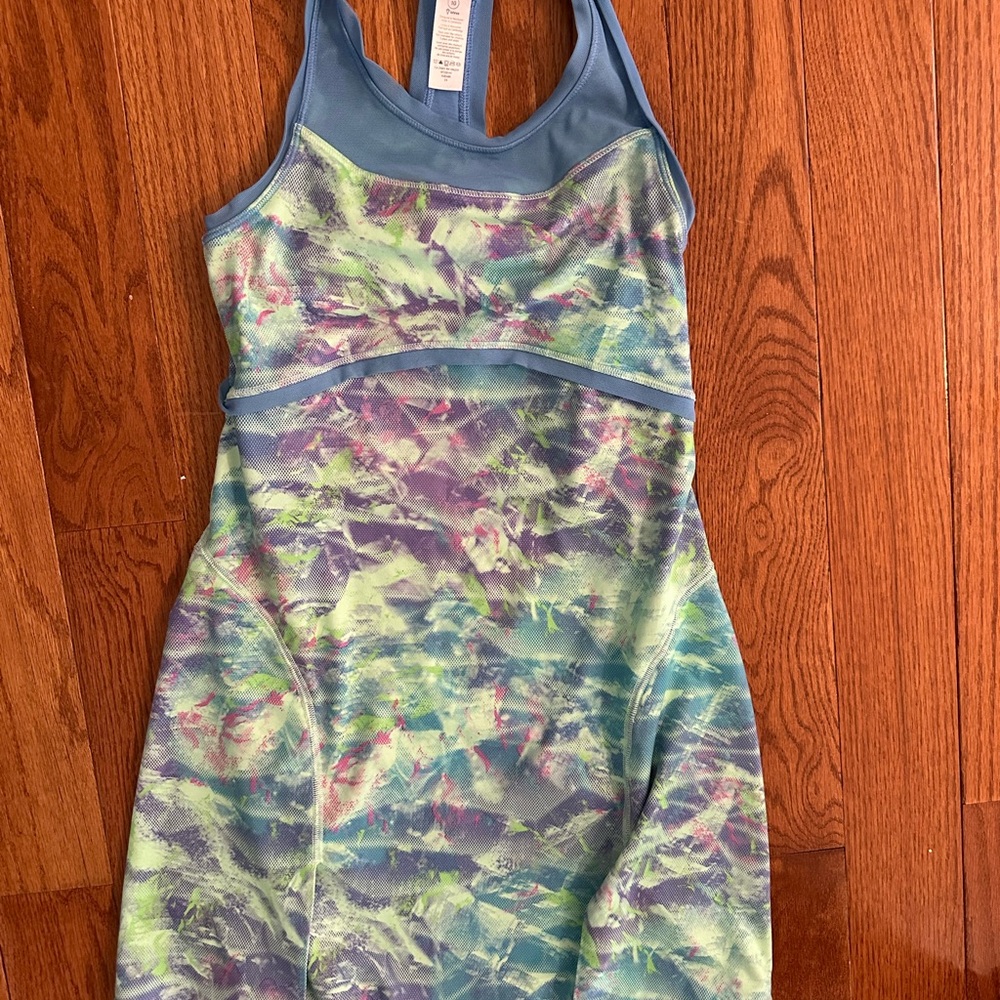 Ivivva Blue and Green Athletic Tank